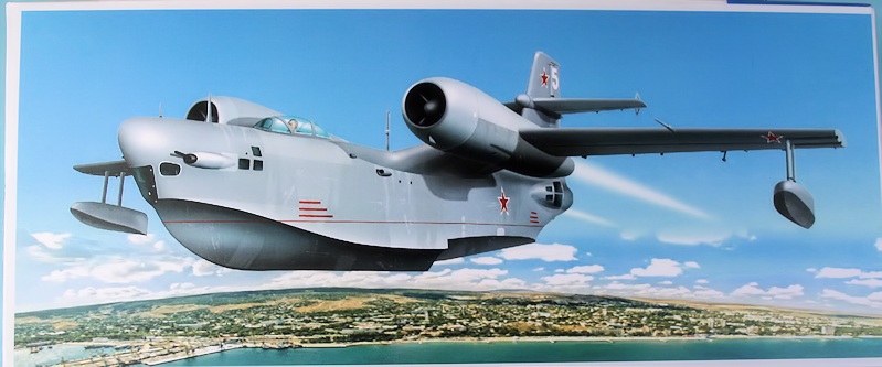 Beriev R-1 Jet flying boat - 1/72 scale resin kit from ABM - In 